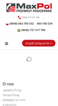 Mobile Screenshot of maxpolprzewozy.pl